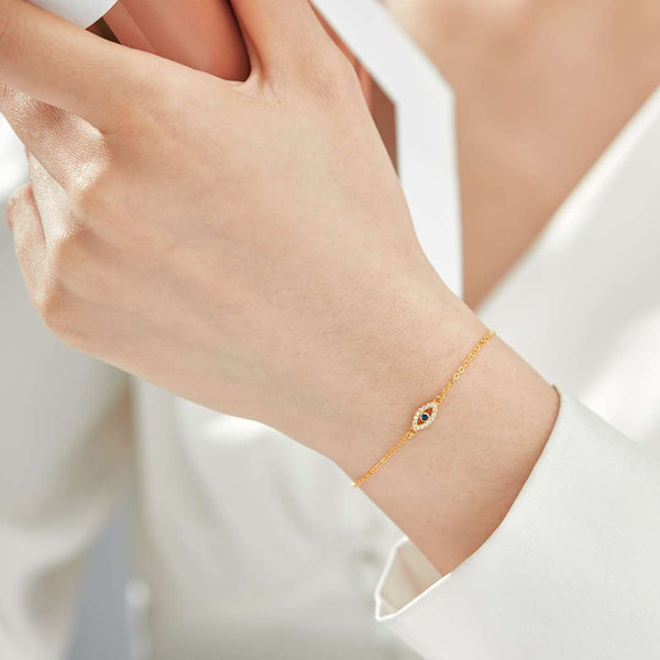 [Clover Jewelrys]Collar con forma de ojo turco