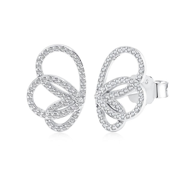 [Clover Jewelrys]Exquisitos aretes con forma de mariposa
