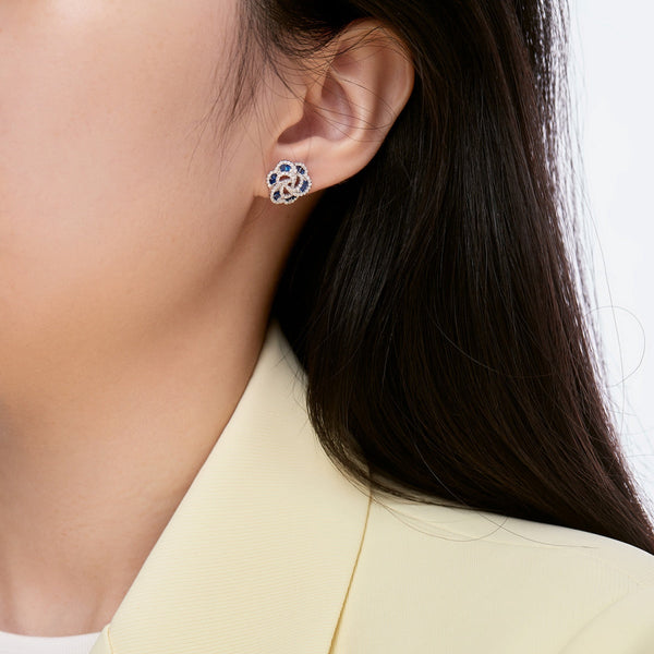 [Clover Jewelrys]Exquisitos Pendientes Diarios con Forma de Flor