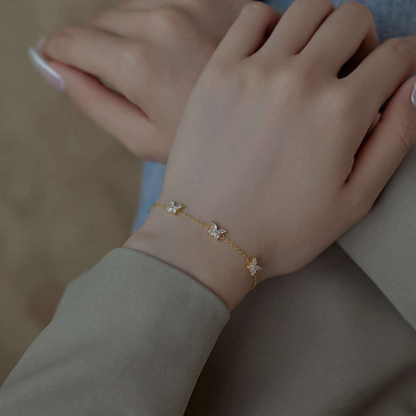 [Clover Jewelrys]Collar radiante con forma de mariposa