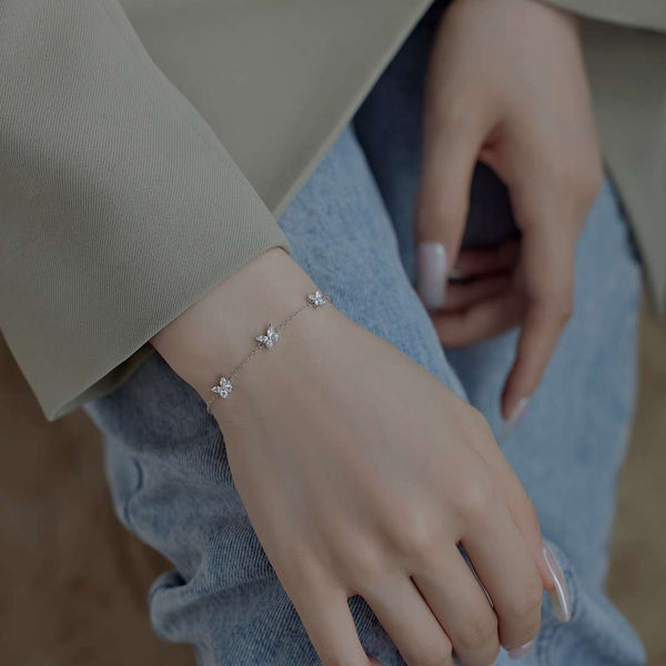 [Clover Jewelrys]Collar radiante con forma de mariposa