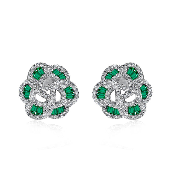 [Clover Jewelrys]Exquisitos Pendientes Diarios con Forma de Flor