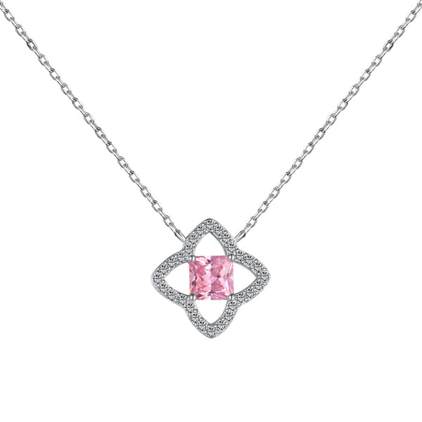 [Clover Jewelrys]Exquisito Collar de Princesa con Forma de Flor