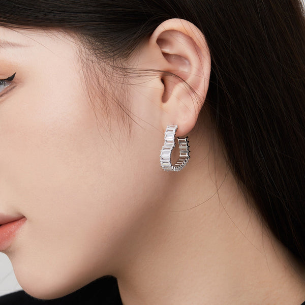 [Clover Jewelrys]Pendientes Corazón Radiante Calado