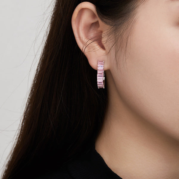[Clover Jewelrys]Pendientes Corazón Radiante Calado