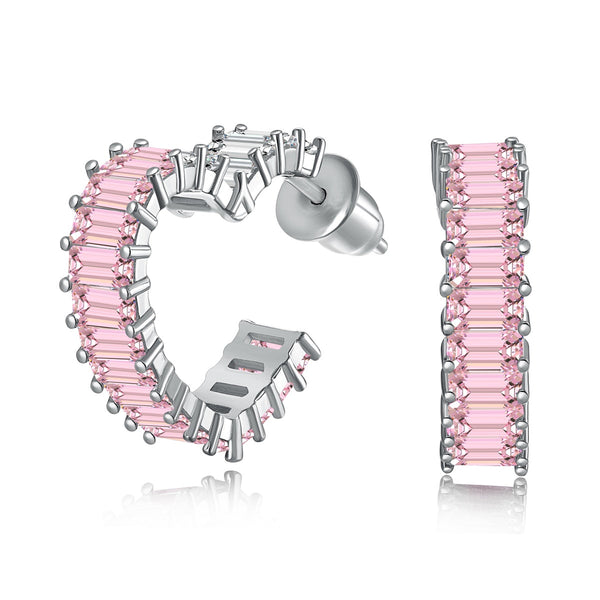 [Clover Jewelrys]Pendientes Corazón Radiante Calado