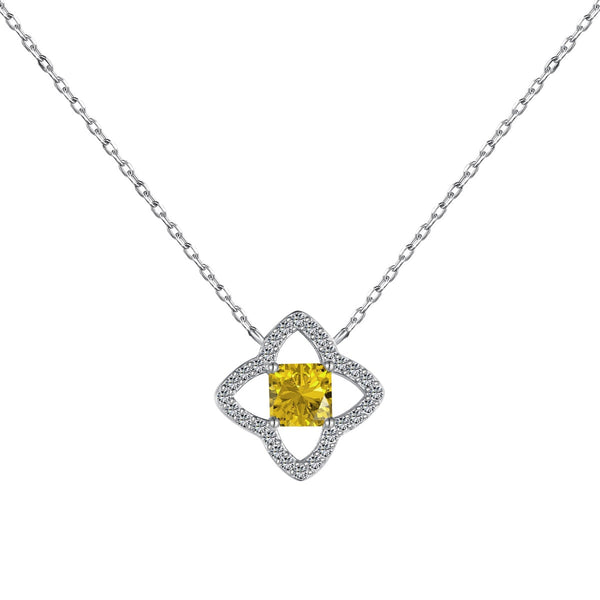 [Clover Jewelrys]Exquisito Collar de Princesa con Forma de Flor