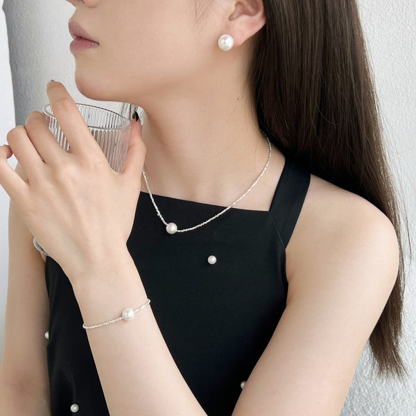 [Clover Jewelrys]Pendientes Delicados de Perlas