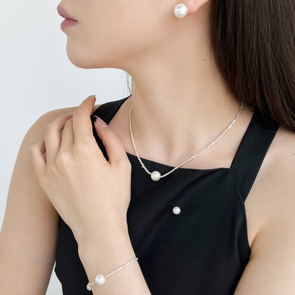 [Clover Jewelrys]Pendientes Delicados de Perlas