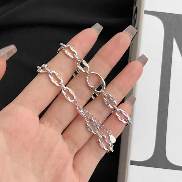 [Clover Jewelrys]Pulsera diaria deslumbrante y colorida