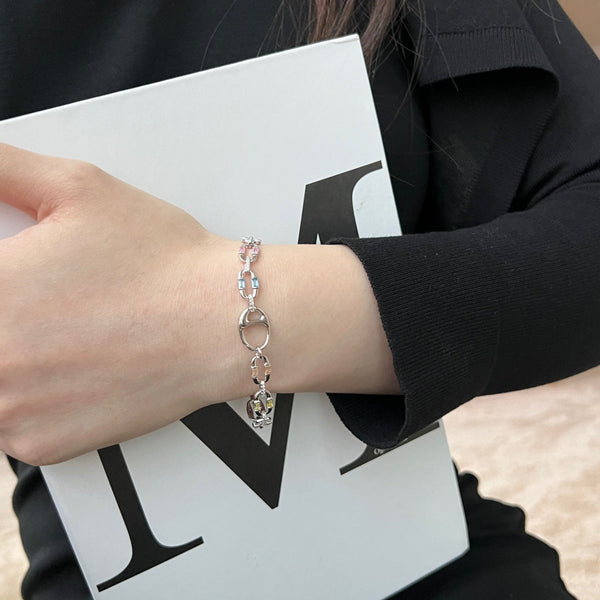 [Clover Jewelrys]Pulsera diaria deslumbrante y colorida