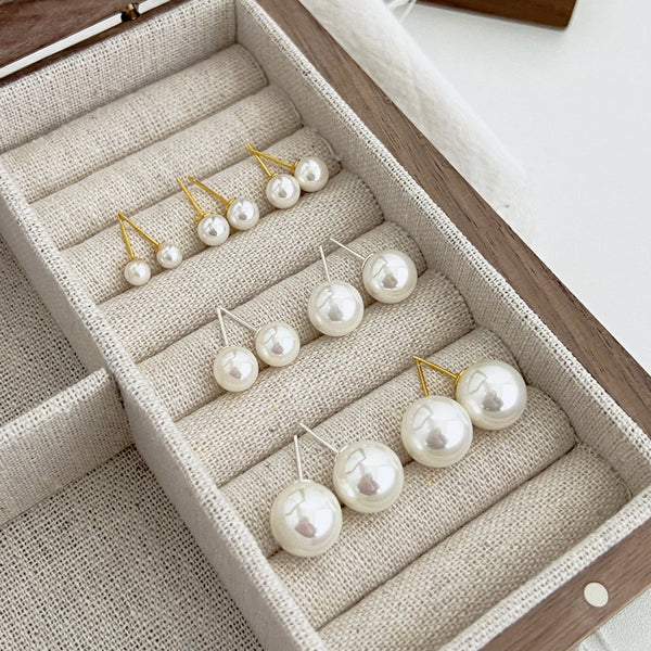 [Clover Jewelrys]Pendientes Delicados de Perlas