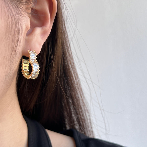 [Clover Jewelrys]Pendientes Corazón Radiante Calado