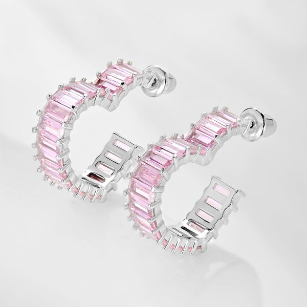 [Clover Jewelrys]Pendientes Corazón Radiante Calado