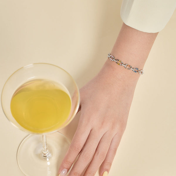 [Clover Jewelrys]Pulsera diaria deslumbrante y colorida