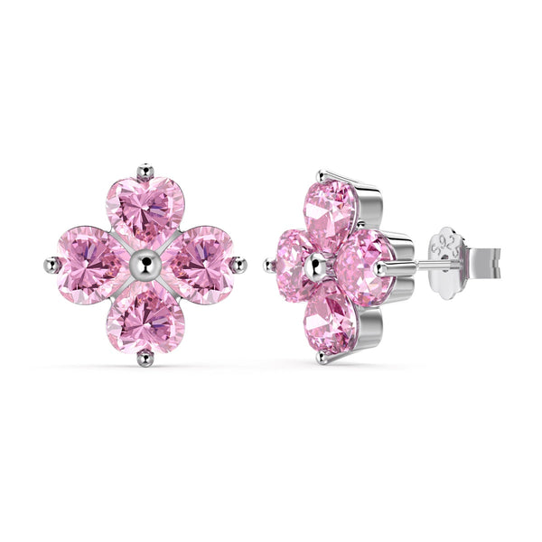 [Clover Jewelrys]Pendientes de bola trébol de cuatro hojas