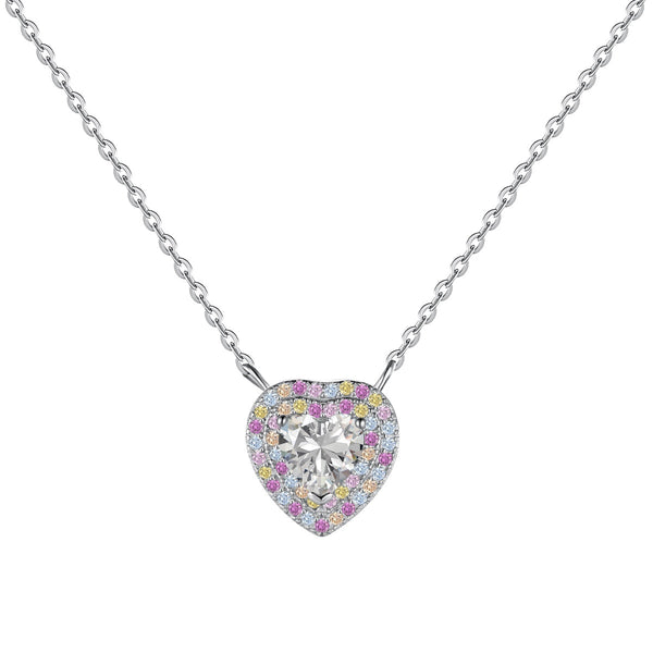 [Clover Jewelrys]Exquisito collar con forma de corazón