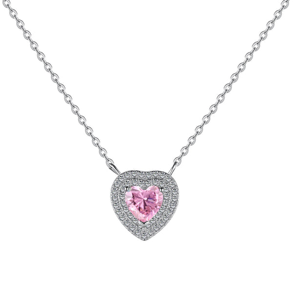 [Clover Jewelrys]Exquisito collar con forma de corazón
