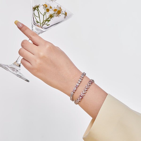 [Clover Jewelrys]Pulsera Delicada y Exquisita con Forma de Flor para Uso Diario