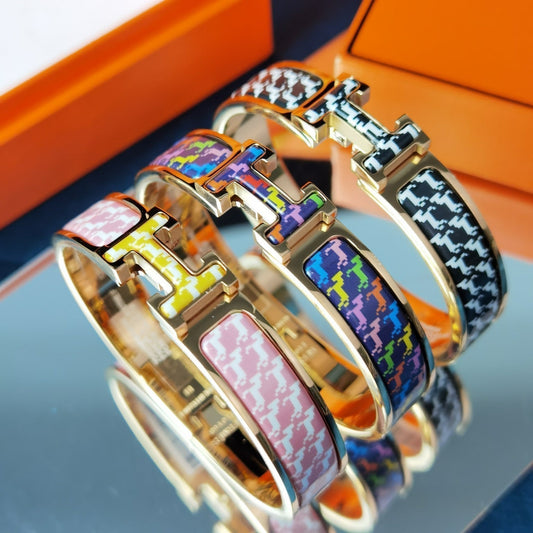 [Kincade Jewelrys]H HORSE BRACELET 12MM