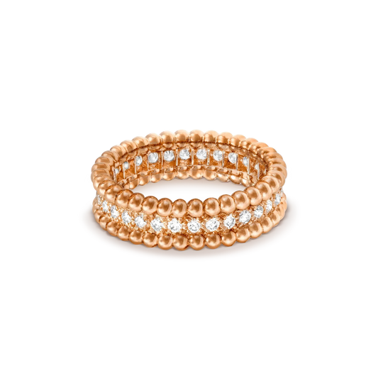 [Kincade Jewelrys]PERLEE DIAMOND ROSE GOLD RING