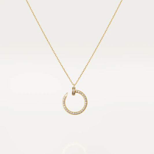 [Kincade Jewelrys]JUSTE NECKLACE GOLD DIAMONDS