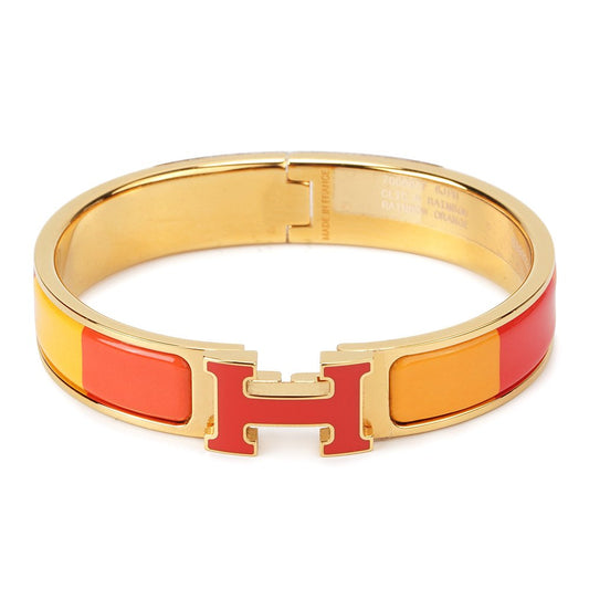 [Kincade Jewelrys]H BRACELET ORANGE RAINBOW CERAMIC