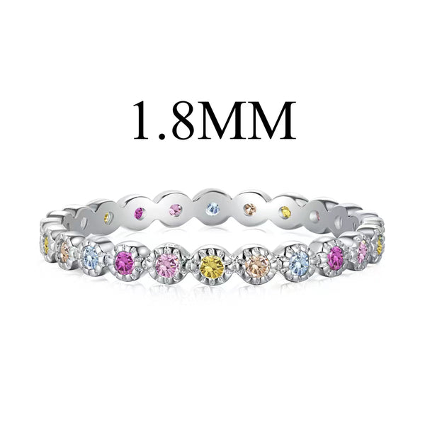 [Clover Jewelrys]Anillo Diario Redondo Brillante Único