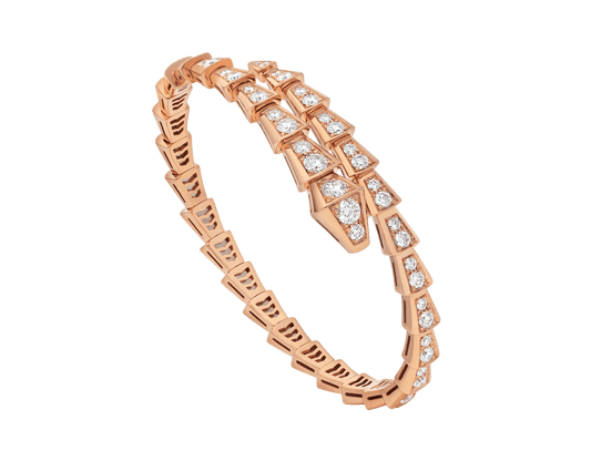 [Kincade Jewelrys]SERPENTI BRACELET 6.8MM PINK GOLD DIAMOND
