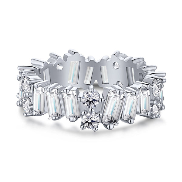 [Clover Joyas] Anillo de Tenis Delicado con Múltiples Formas