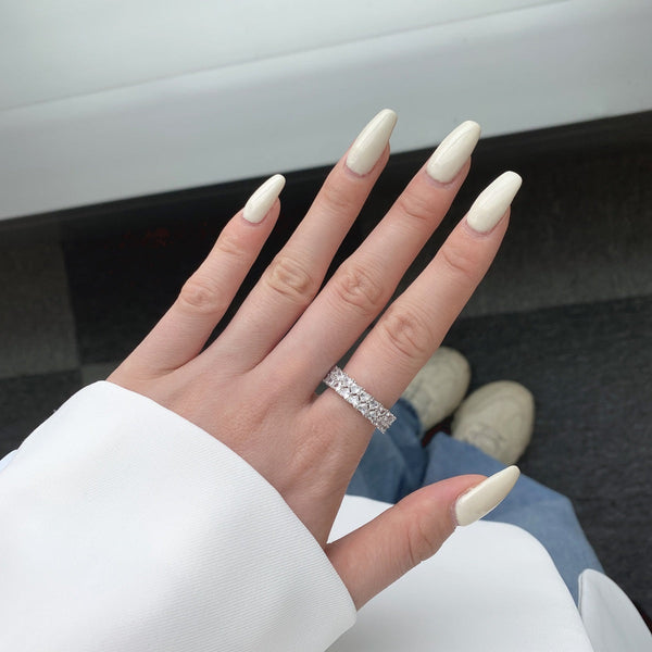 [Clover Jewelrys]Anillo Brillante Corazón Completo
