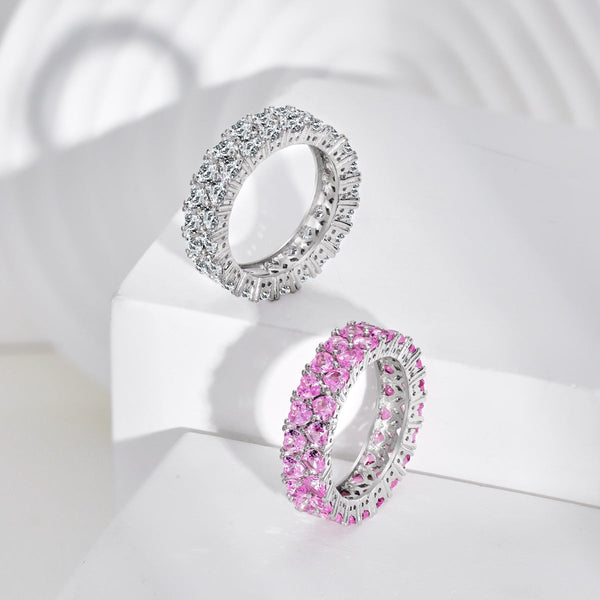 [Clover Jewelrys]Anillo Brillante Corazón Completo
