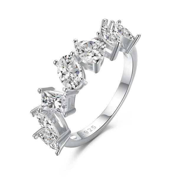 [Clover Jewelrys]Anillo delicado de corte múltiple
