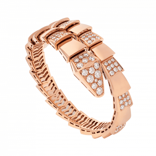 [Kincade Jewelrys]SERPENTI WIDE BRACELET PINK GOLD DIAMOND