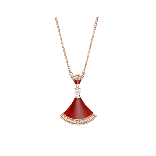 [Kincade Jewelrys]DREAM NECKLACE CARNELIAN DIAMOND