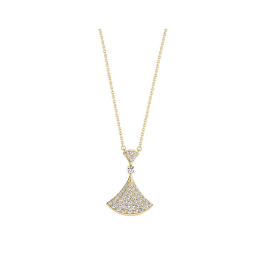 [Kincade Jewelrys]DREAM NECKLACE GOLD FULL DIAMOND