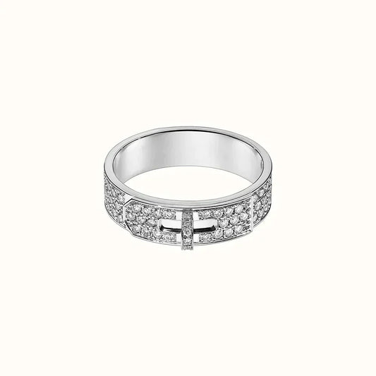 [Kincade Jewelrys]KELLY SILVER DIAMOND RING