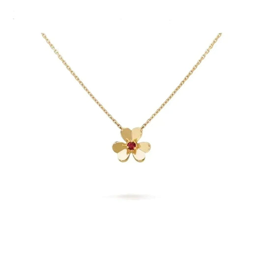 [Kincade Jewelrys]FRIVOLE GOLD FLOWER NECKLACE